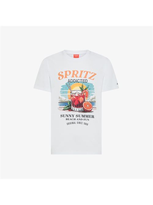 t-shirt printed beach ss SUN 68 BEACH | T361410105